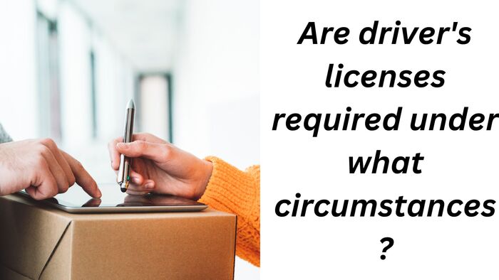 Are driver's licenses required u